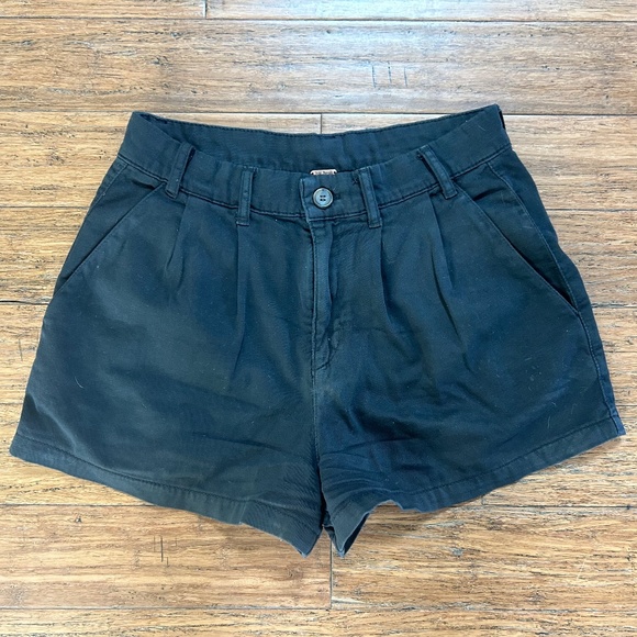 Free People High Waist Black Shorts - Picture 1 of 3